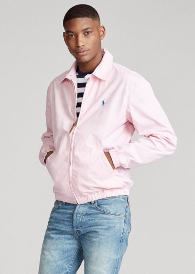 Chaquetas Polo Ralph Lauren Hombre Rosas - Bayport Cotton - DFMEH7542